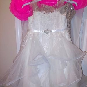Girls flower girl gown